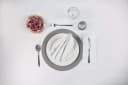 Mon Bijou Stoffservietten Bio Baumwolle Dunkelgrau 12er Set Bild 1