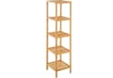 tectake Badregal Paola Bambus Standregel Modern Braun Bild 3