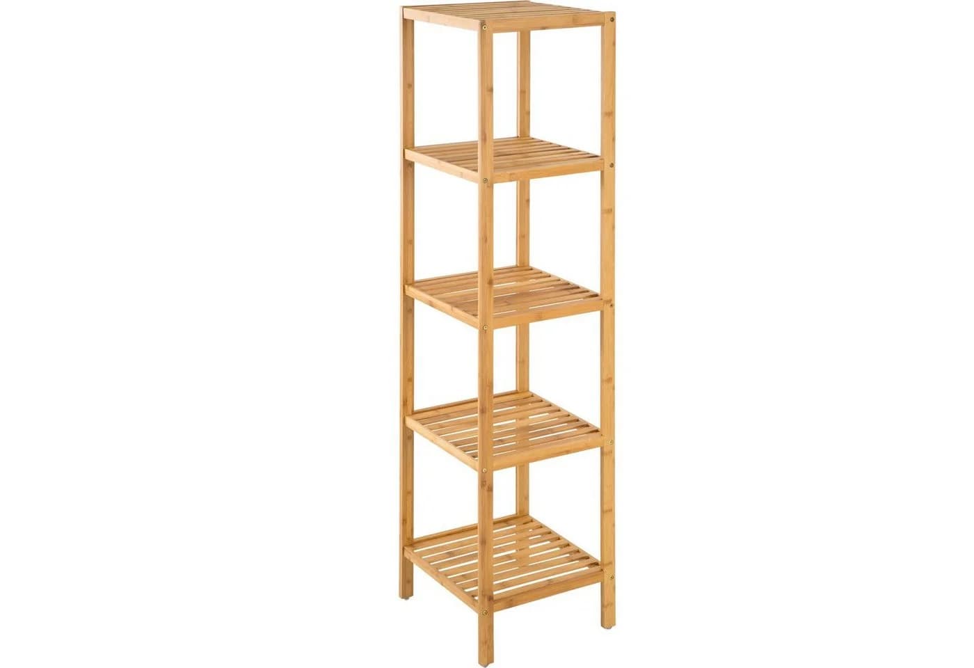 tectake Badregal Paola Bambus Standregel Modern Braun - Bild 3