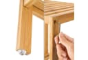 tectake Badregal Paola Bambus Standregel Modern Braun Bild 4
