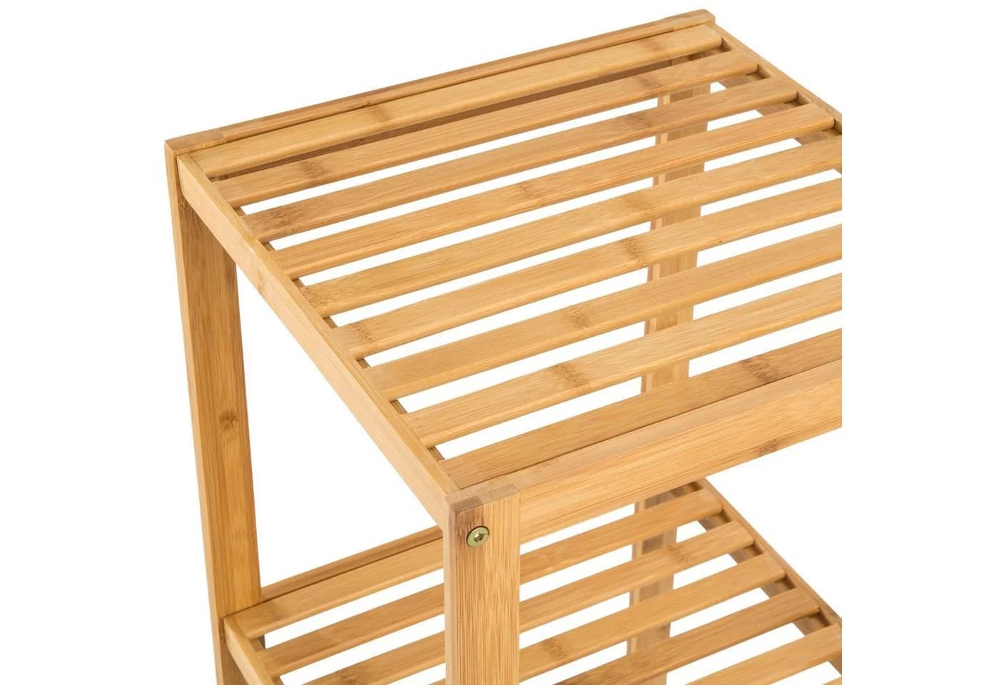 tectake Badregal Paola Bambus Standregel Modern Braun - Bild 5