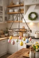 LB H&F Lilienburg Dekohänger Metallring 30 cm Shabby-Chic Bild 1