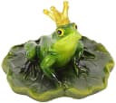 LB H&F Lilienburg Froschkönig Teichfigur - Schwimmtier Froschfigur Bild 2