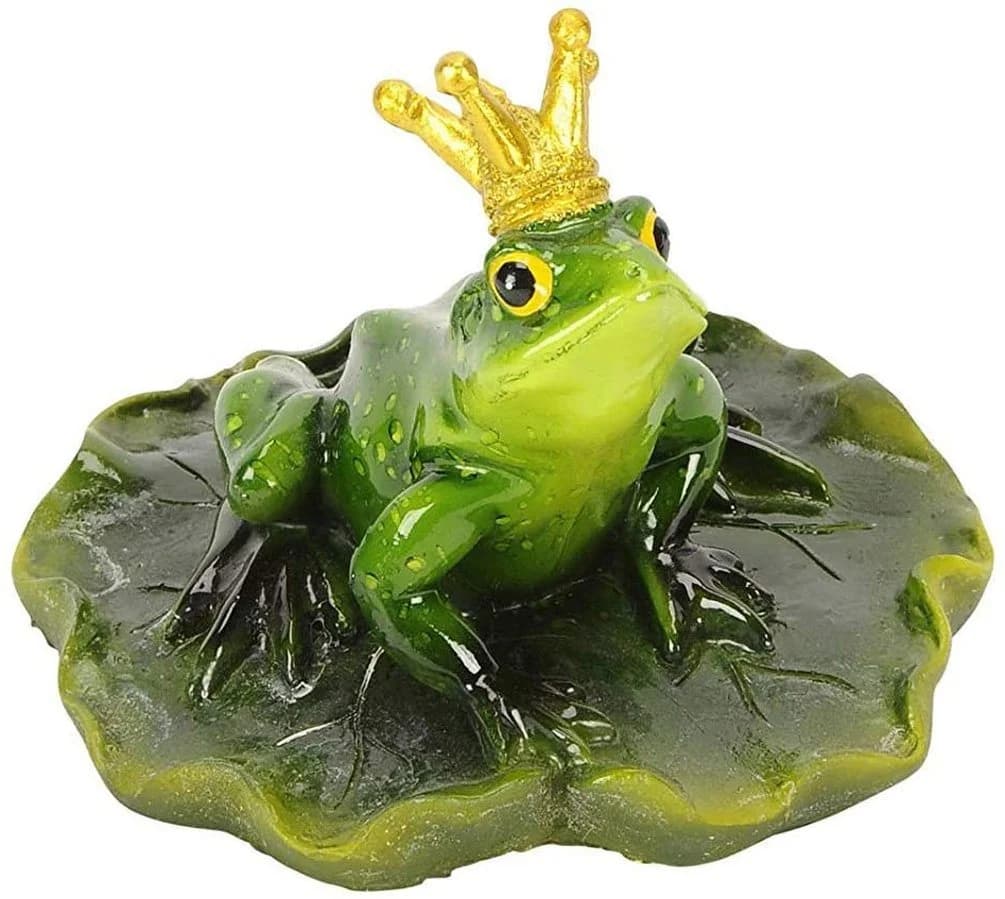 LB H&F Lilienburg Froschkönig Teichfigur - Schwimmtier Froschfigur - Bild 2