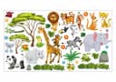 nikima Wandtattoo Dschungel Tiere PVC-Folie Bunt Bild 2
