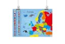nikima Poster Kinder Lernposter Europa DIN A3 Bunt Bild 1