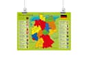 nikima Poster Kinder Lernposter Deutschland DIN A3 Bunt Bild 2