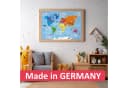 nikima Poster Kinder Lernposter Weltkarte A3 Bunt Bild 3