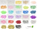 Creativery Streudeko 100x Diamant Dekosteine Transparent Acryl Bild 1