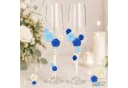Creativery Satinrosen 2cm Blau 20 Stück zum Basteln & Aufnähen Bild 5