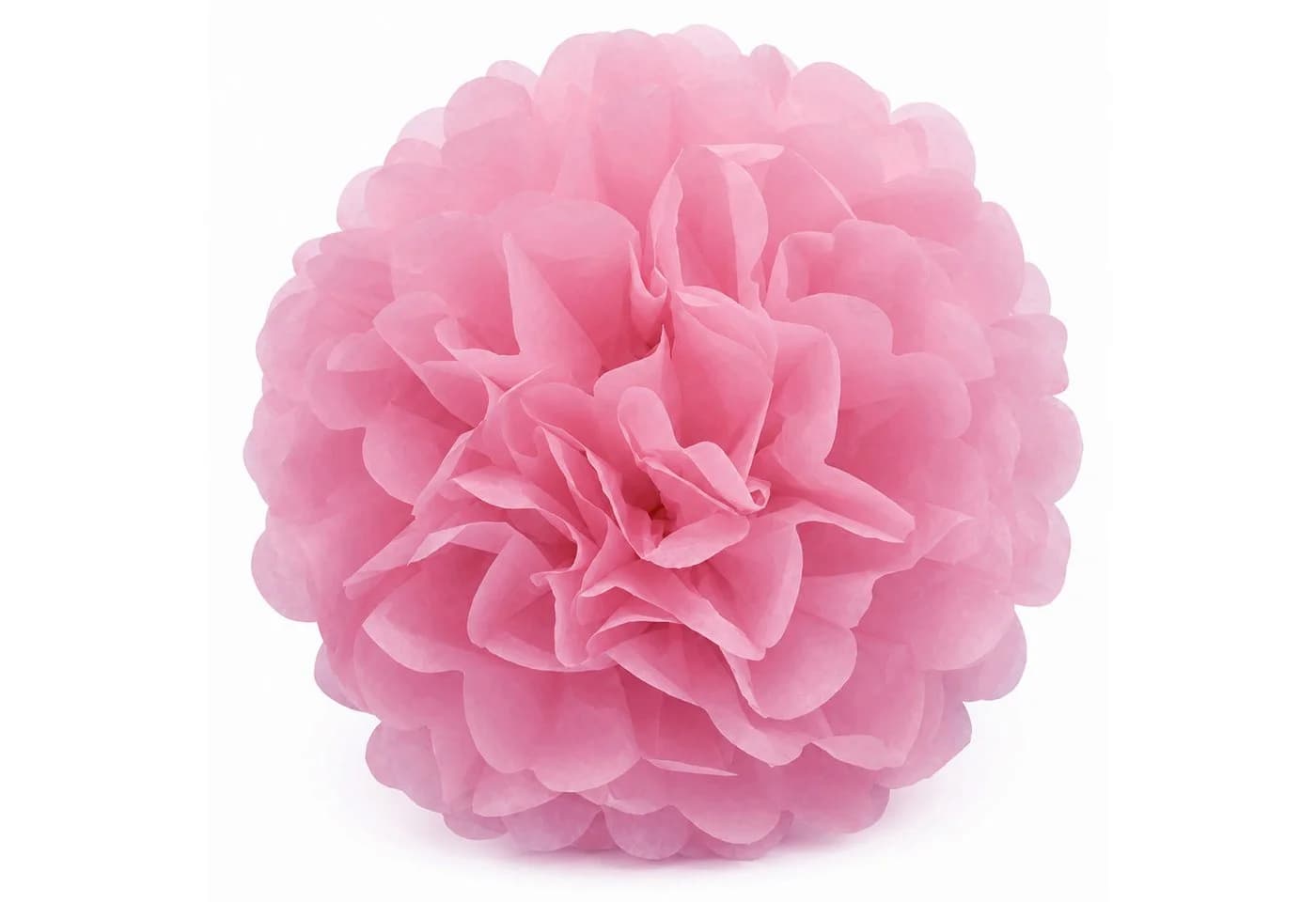 Creativery Pompon 25cm Rosa Seidenpapier Deko - Bild 2