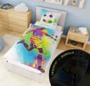 Carpe Sonno Kinderbettwäsche Fußball Glow in the Dark 100% Baumwolle Bild 1