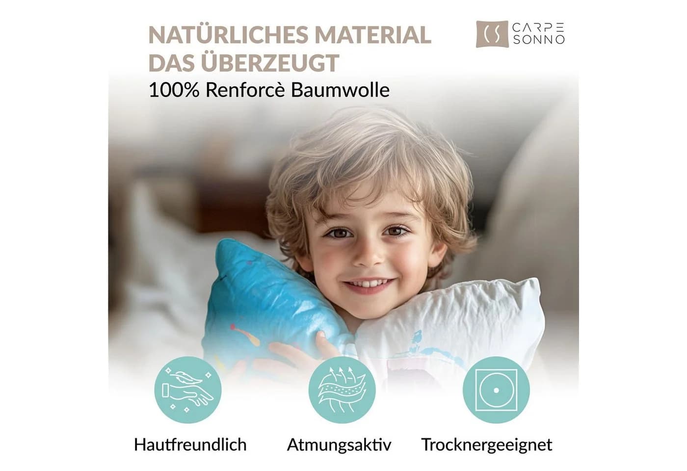 Carpe Sonno Kinderbettwäsche Fußball Glow in the Dark 100% Baumwolle - Bild 3