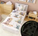 Moderne Glow-in-the-Dark Bettwäsche mit tierischen Motiven Bild 1
