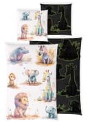 Moderne Glow-in-the-Dark Bettwäsche mit tierischen Motiven Bild 2
