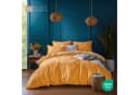 Carpe Sonno Bettwäsche Seersucker 100% Baumwolle Bügelfrei Orange Bild 1