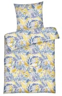 Carpe Sonno Renforce Bettwäsche 135x200 155x220 Blau Floral Bild 1
