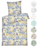 Carpe Sonno Renforce Bettwäsche 135x200 155x220 Blau Floral Bild 2