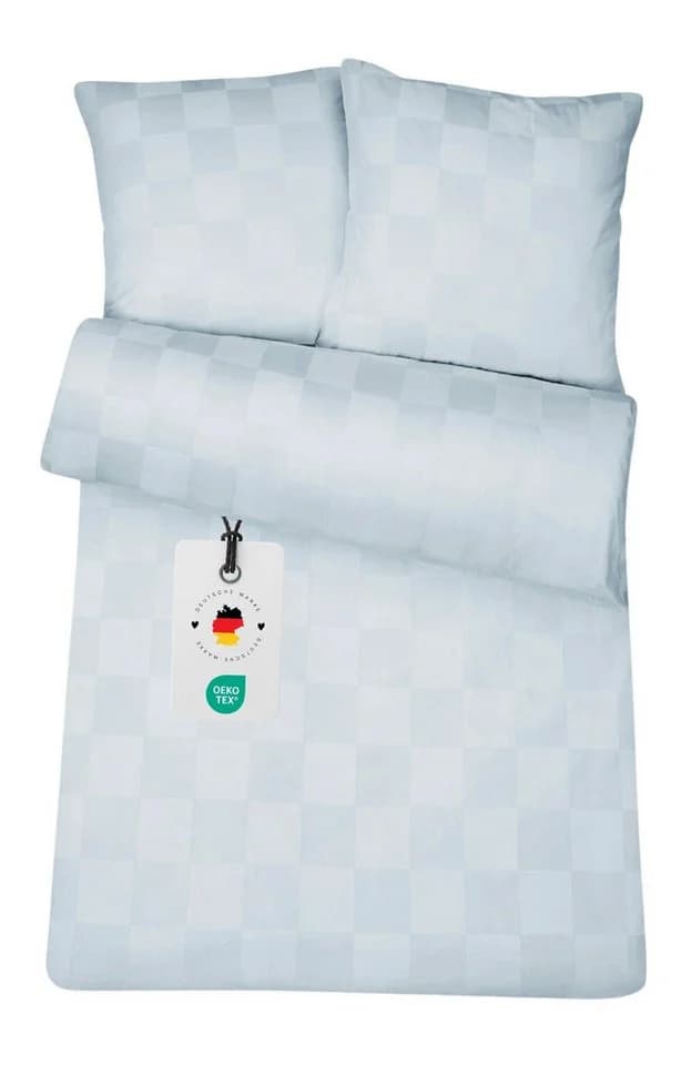 Carpe Sonno Bettwäsche Damast 135x200 Silber 2-teilig - Bild 2