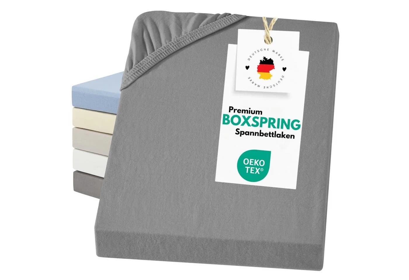 Carpe Sonno Jersey Spannbettlaken Baumwolle für Boxspringbetten und Wasserbetten - Bild 2