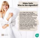 Carpe Sonno Bettwäsche Mako Satin Weiß Uni 2-teilig Baumwolle Bild 4