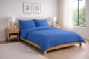 Carpe Sonno Mako-Satin Bettwäsche Set Blau 135x200 cm Bild 1