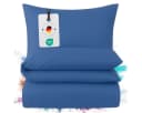 Carpe Sonno Mako-Satin Bettwäsche Set Blau 135x200 cm Bild 2