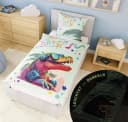 Carpe Sonno Kinderbettwäsche 135x200 Dinosaurier Glow-in-the-Dark Bild 1