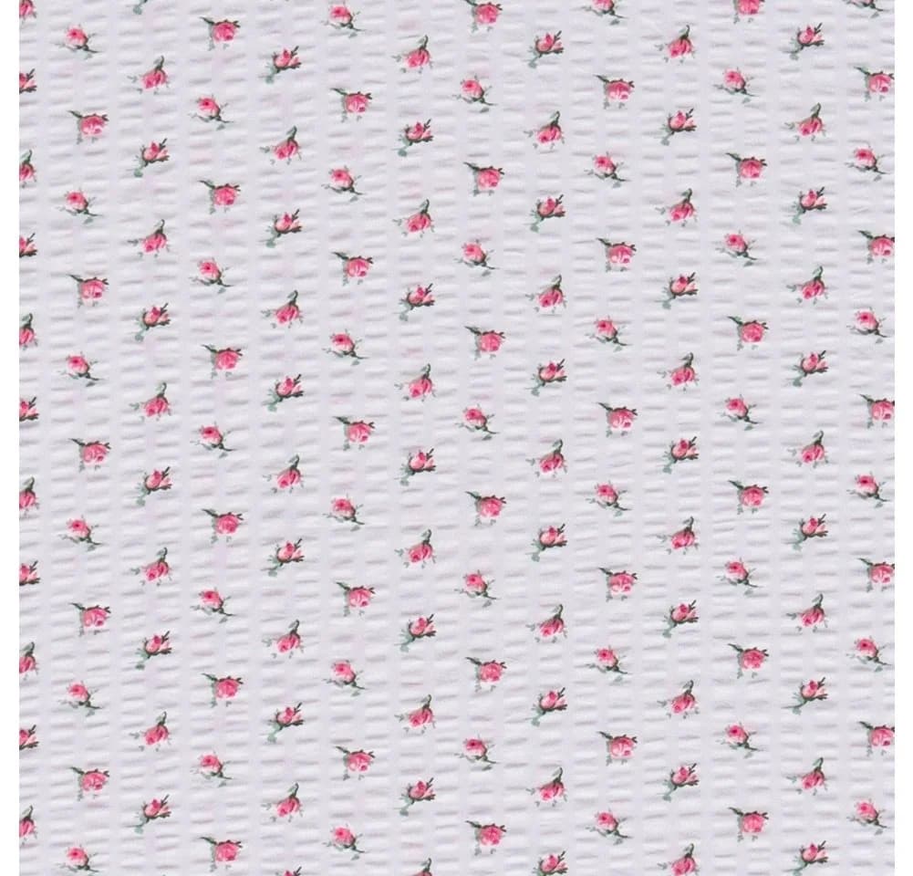 Carpe Sonno Seersucker Bettwäsche Rosa/Weiß 100% Baumwolle