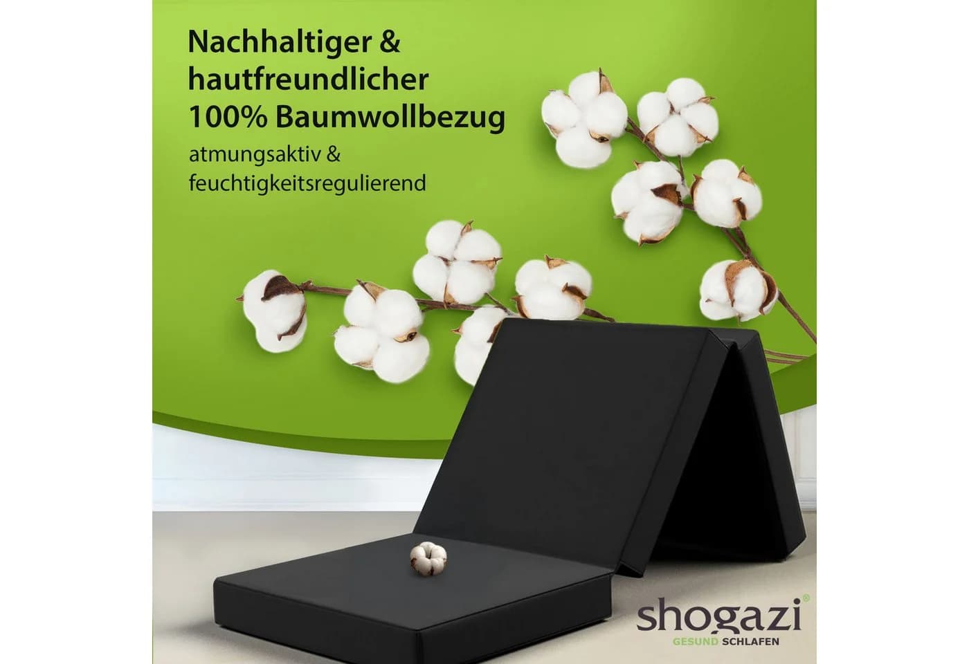 Klappmatratze Luxus Faltmatratze 12 cm shogazi® - Bild 3