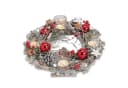 matches21 HOME & HOBBY Adventskranz Holz-Deko Teelichthalter Bild 2