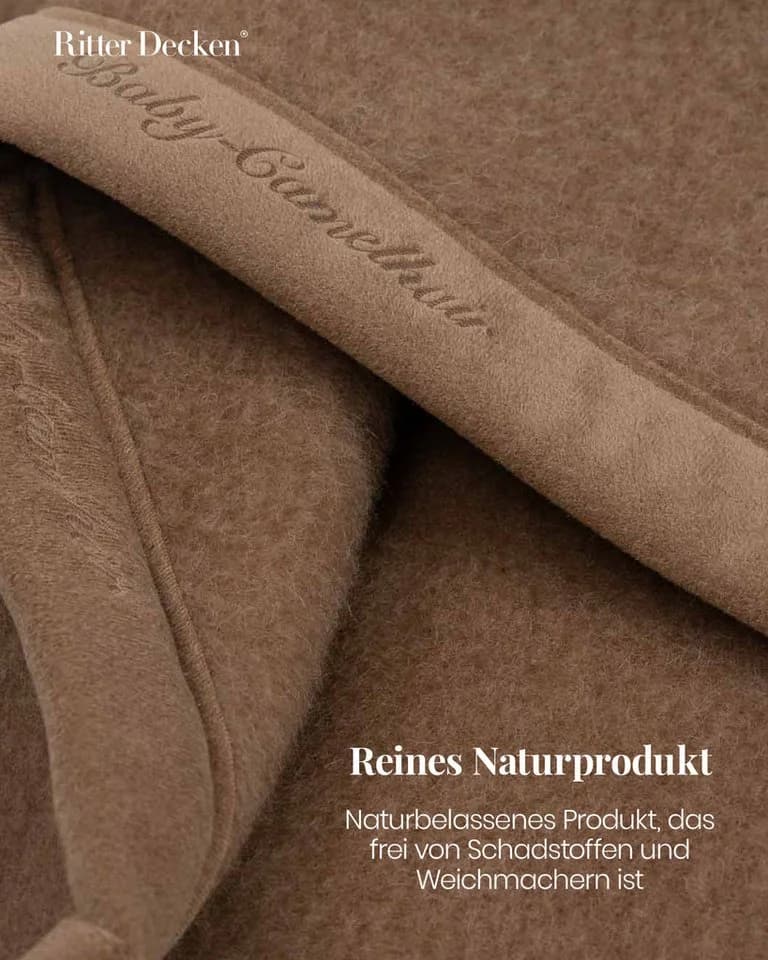 Ritter Decken Maharani Kamelhaardecke 100% Baby-Kamelhaar - Bild 5