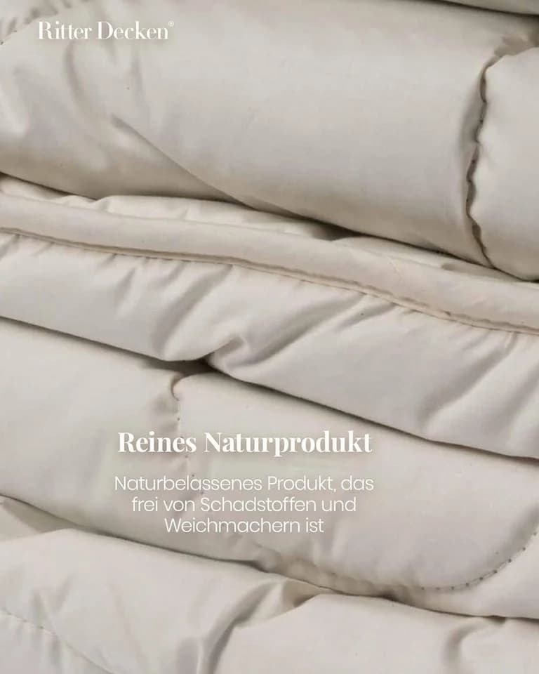 Ritter Decken Naturhaarbettdecke Kamelhaar Duo-Steppung - Bild 5