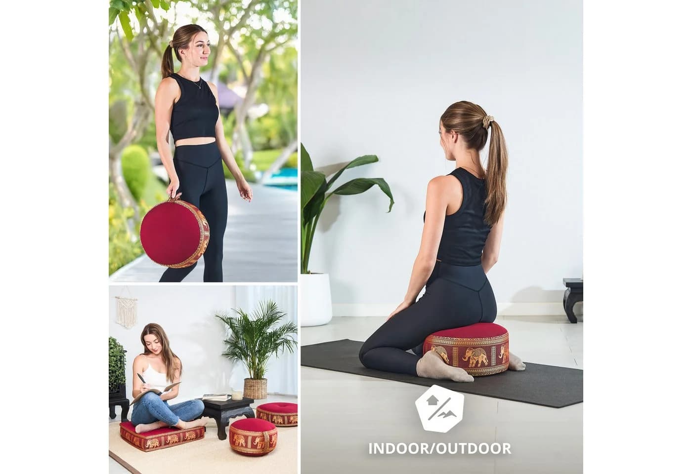 livasia Meditationskissen Zafukissen Deluxe Kapok Vegan - Bild 3