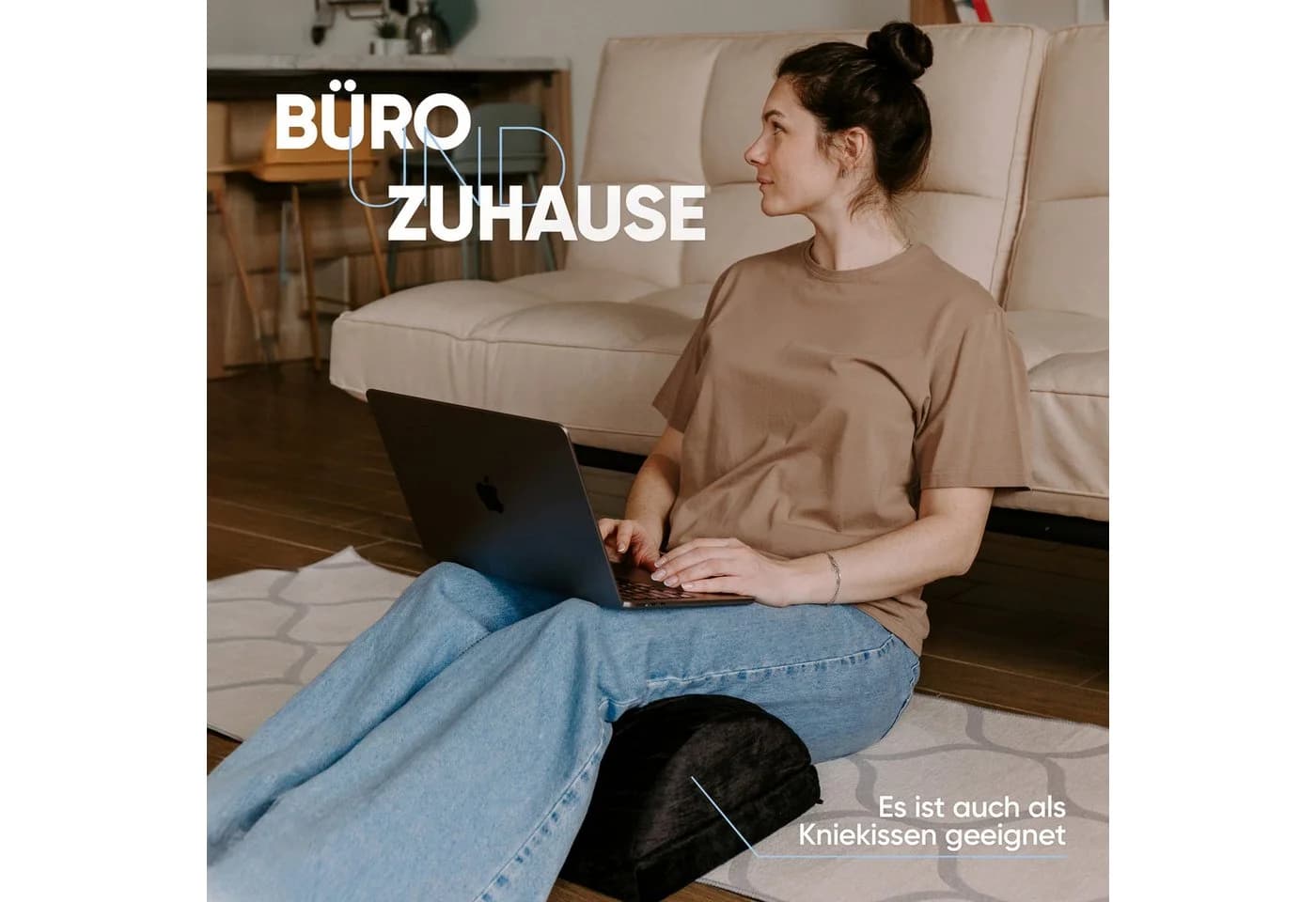 Björn&Schiller Fußstütze Schwarz Höhenverstellbar mit Fußtasche - Bild 5