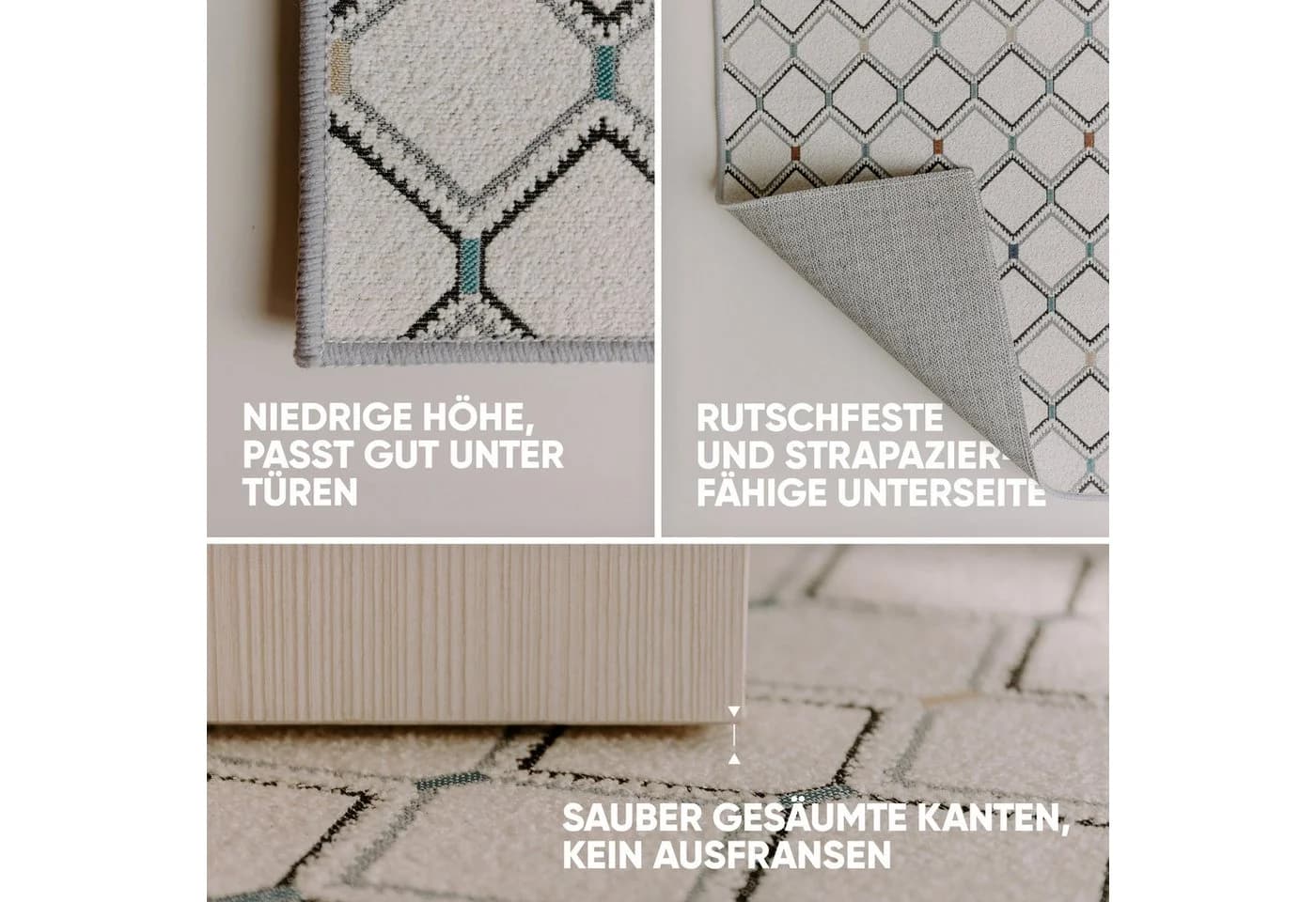 Björn&Schiller Läufer Rutschfest Beige Modern - Bild 3