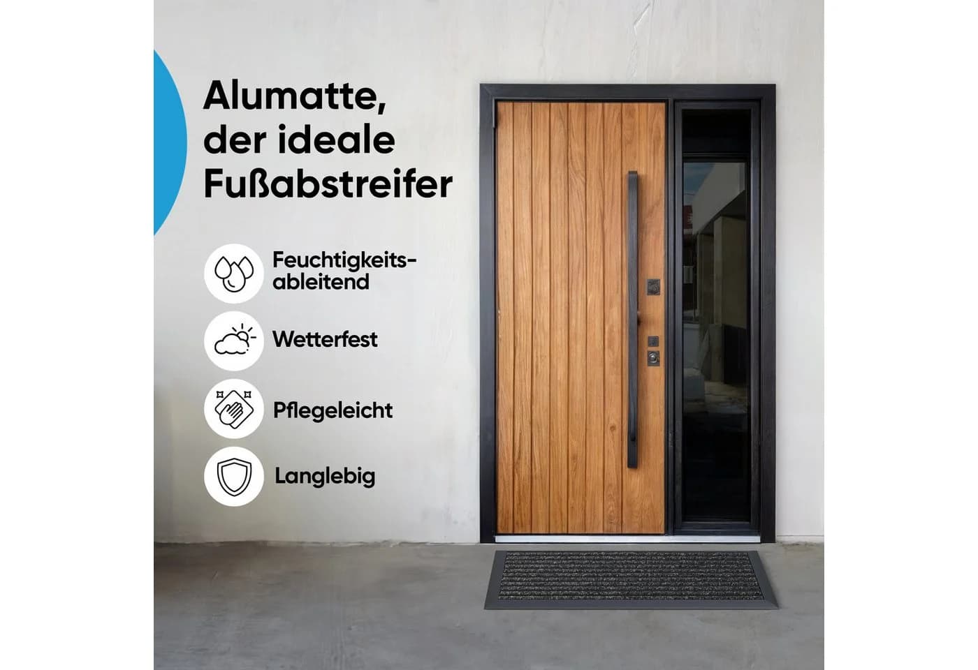 Björn&Schiller Fußmatte Aluminiumrahmen Outdoor