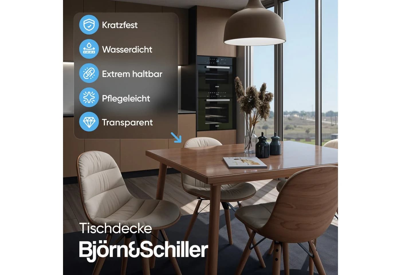Björn&Schiller Tischdecke Transparent 2mm Schutzfolie