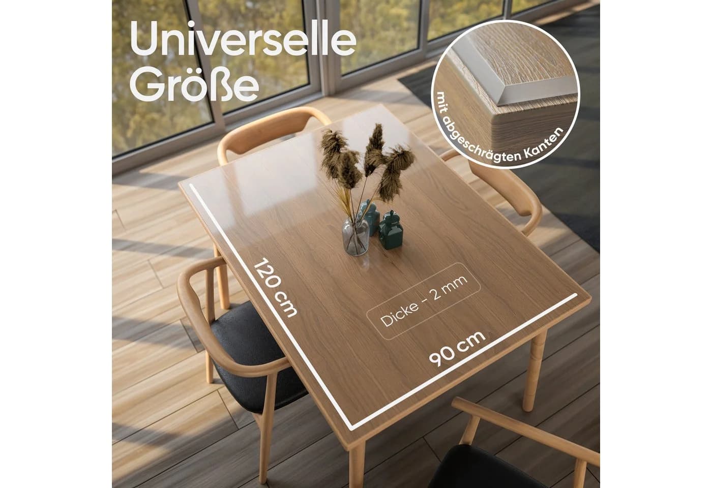 Björn&Schiller Tischdecke Transparent 2mm Schutzfolie - Bild 5