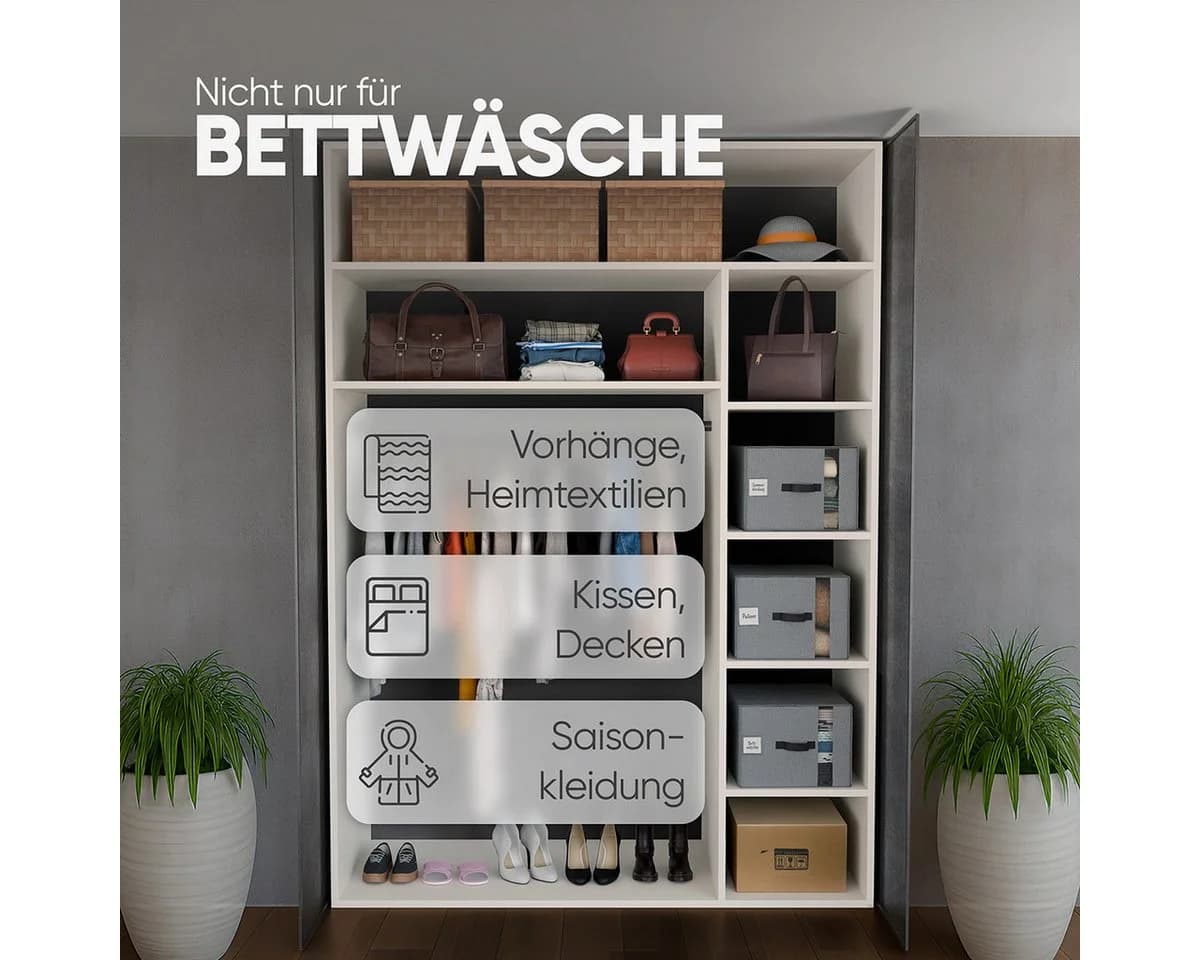 Björn&Schiller Aufbewahrungsbox Organizer 3er-Set Grau 37L - Bild 3