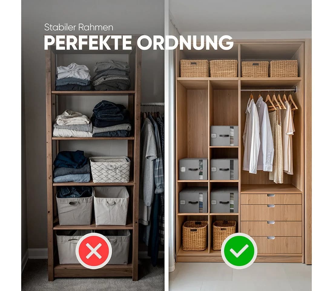 Björn&Schiller Aufbewahrungsbox Organizer 3er-Set Grau 37L - Bild 5