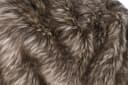 Wohndecke Felldecke Grizzly Braun-Grau Kunstfell Bild 3