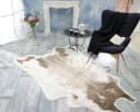 Wohnen und Accessoires Fellteppich Kuhfell Hellbraun Kunstfell Bild 1