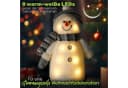 Gravidus LED-Dekofigur Schneemann Weihnachten mit warmweißer Beleuchtung Bild 1