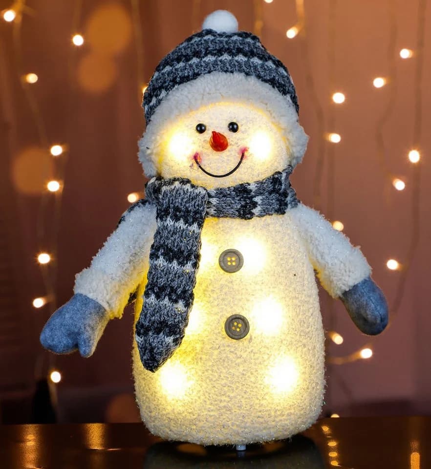 Gravidus LED-Dekofigur Schneemann Weihnachten mit warmweißer Beleuchtung - Bild 2