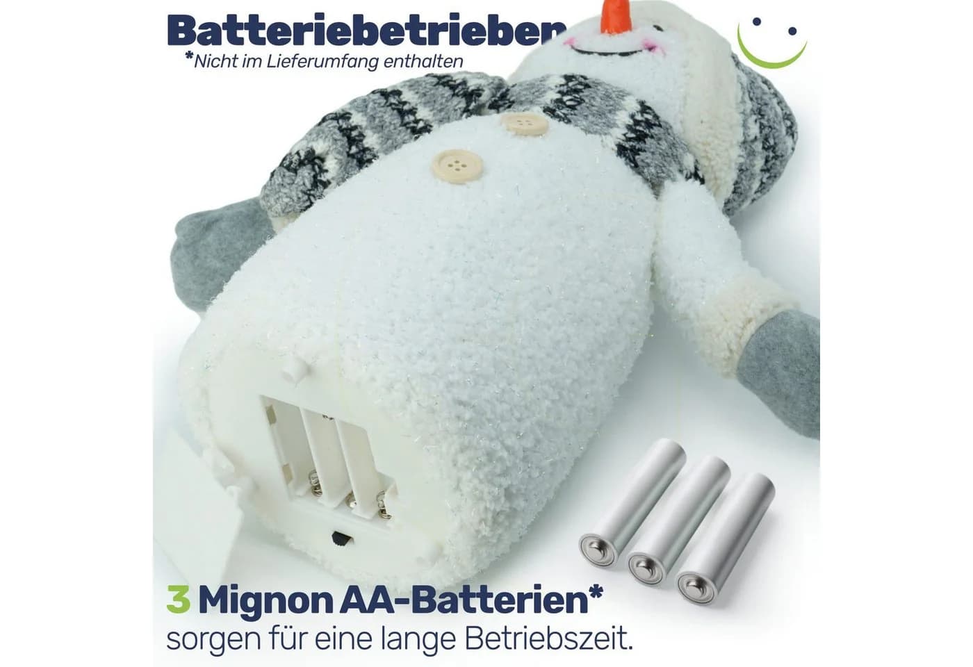 Gravidus LED-Dekofigur Schneemann Weihnachten mit warmweißer Beleuchtung - Bild 4