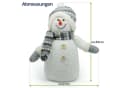 Gravidus LED-Dekofigur Schneemann Weihnachten mit warmweißer Beleuchtung Bild 5