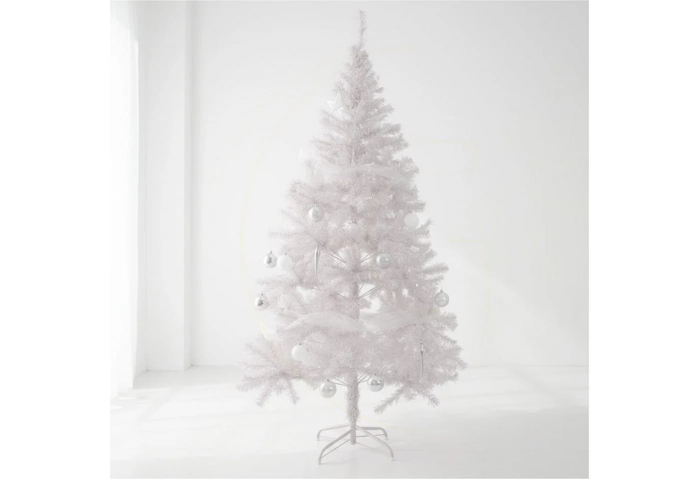 Gravidus Künstlicher Weihnachtsbaum 180 cm Weiß 600 Zweige