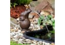 Gravidus Wasserspeier Froschkönig Gartenfigur mit Pumpe Bild 2