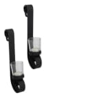 Gravidus Wandkerzenhalter 2er Set Schwarz Metall Glas Teelichthalter Bild 1